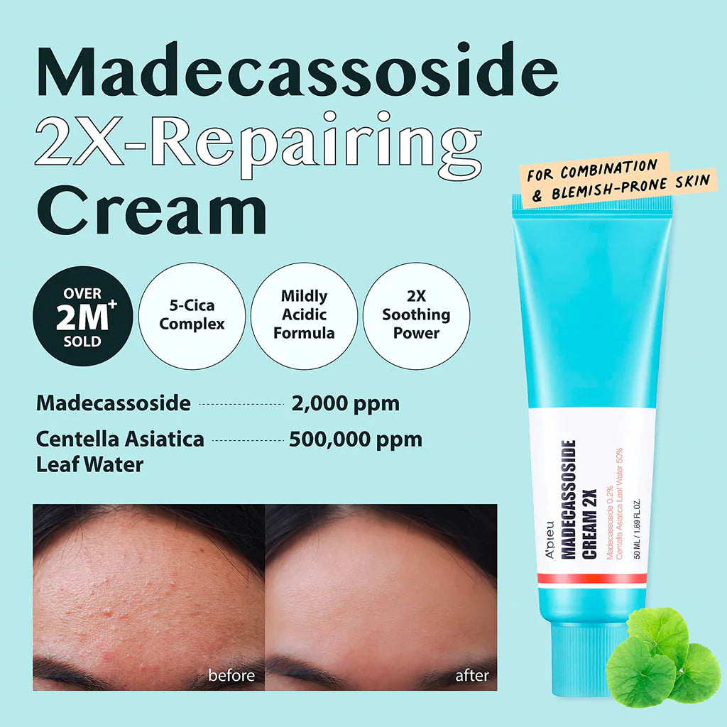 [A'PIEU] Madecassoside Cream 2X