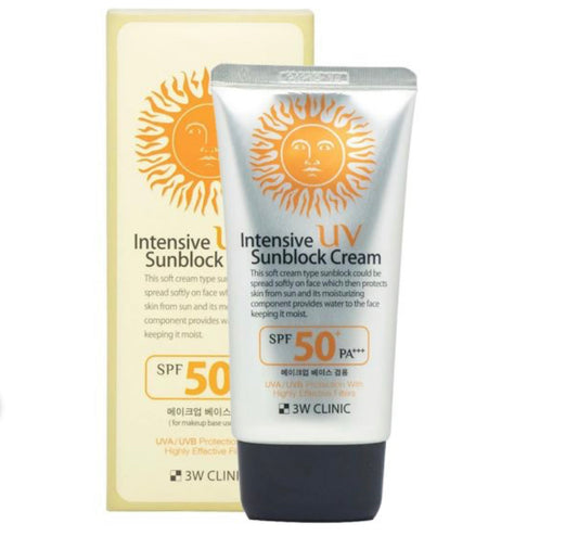 [3W CLINIC] Intensive UV Sunblock Cream SPF 50+ PA+++