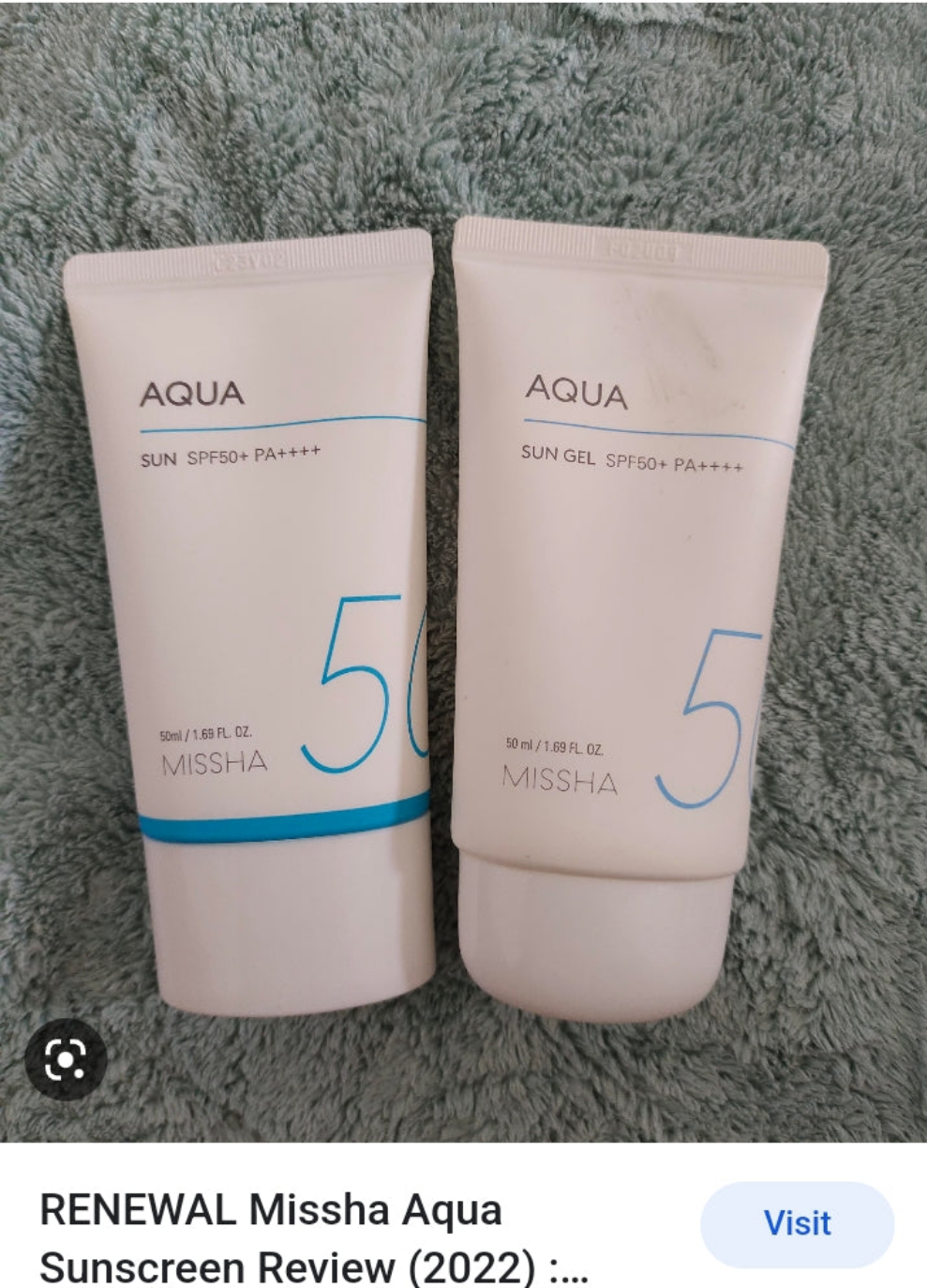 [MISSAH] Aqua Sun SPF50 pa++++ *renewed*