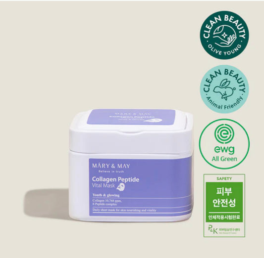 [MARY & MAY]Collagen Peptide Vital Mask