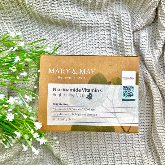 [MARY & MAY] Niacinamide Vitamin C Brightening Mask