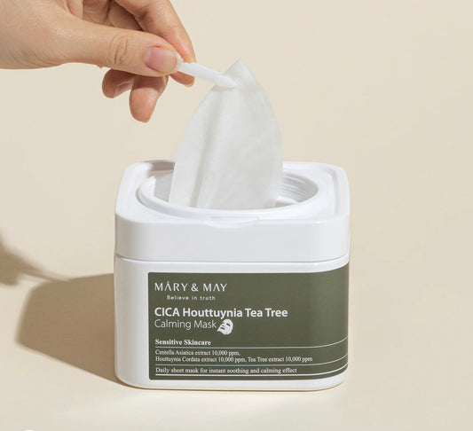 [MARY & MAY] CICA Houttuynia Tea Tree Calming Mask