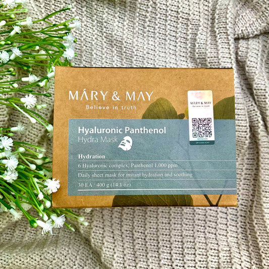 [MARY & MAY] Hyaluronic Panthenol Hydra Mask